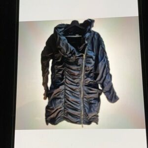 Sun Kim Black Ruched Jacket